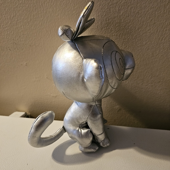 Pokémon 25th Anniversary 8" Inch Silver Grookey Plush Toy - Picture 3 of 5